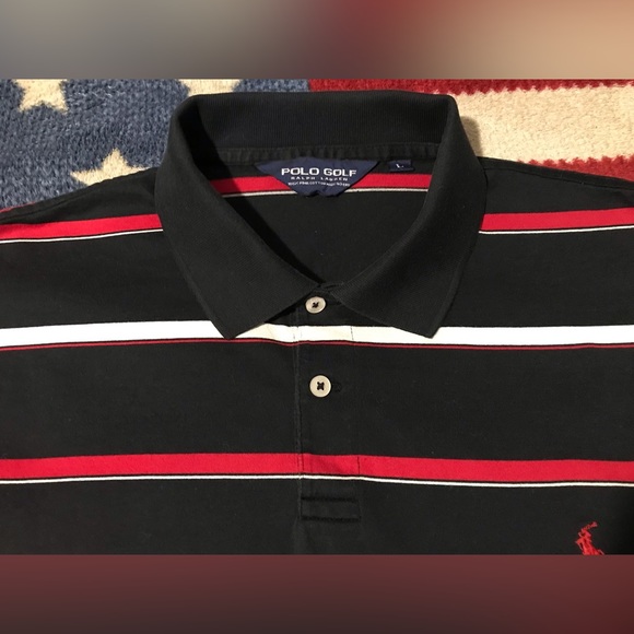 Vintage Ralph Lauren Pima Polo Golf Shirt L P wing stadium Beach Rlx Sail Rlpc X - Picture 3 of 11